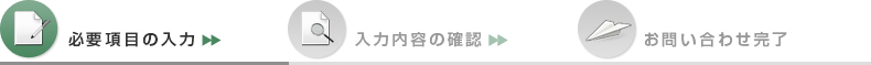 必要項目の入力